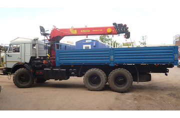Бортовой КамАЗ 43118 с КМУ INMAN IT 150 (2007 г.в.)