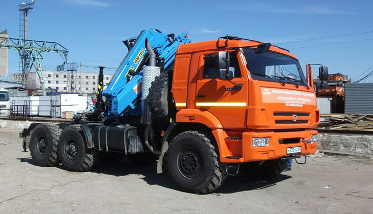 КамАЗ 43118-50 седельный тягач с КМУ ИМ 180-05.