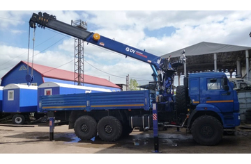 Камаз 43118 бортовой с КМУ DongYang ss 1416