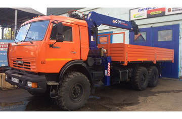 Камаз 43118 бортовой с КМУ DongYang ss 1416